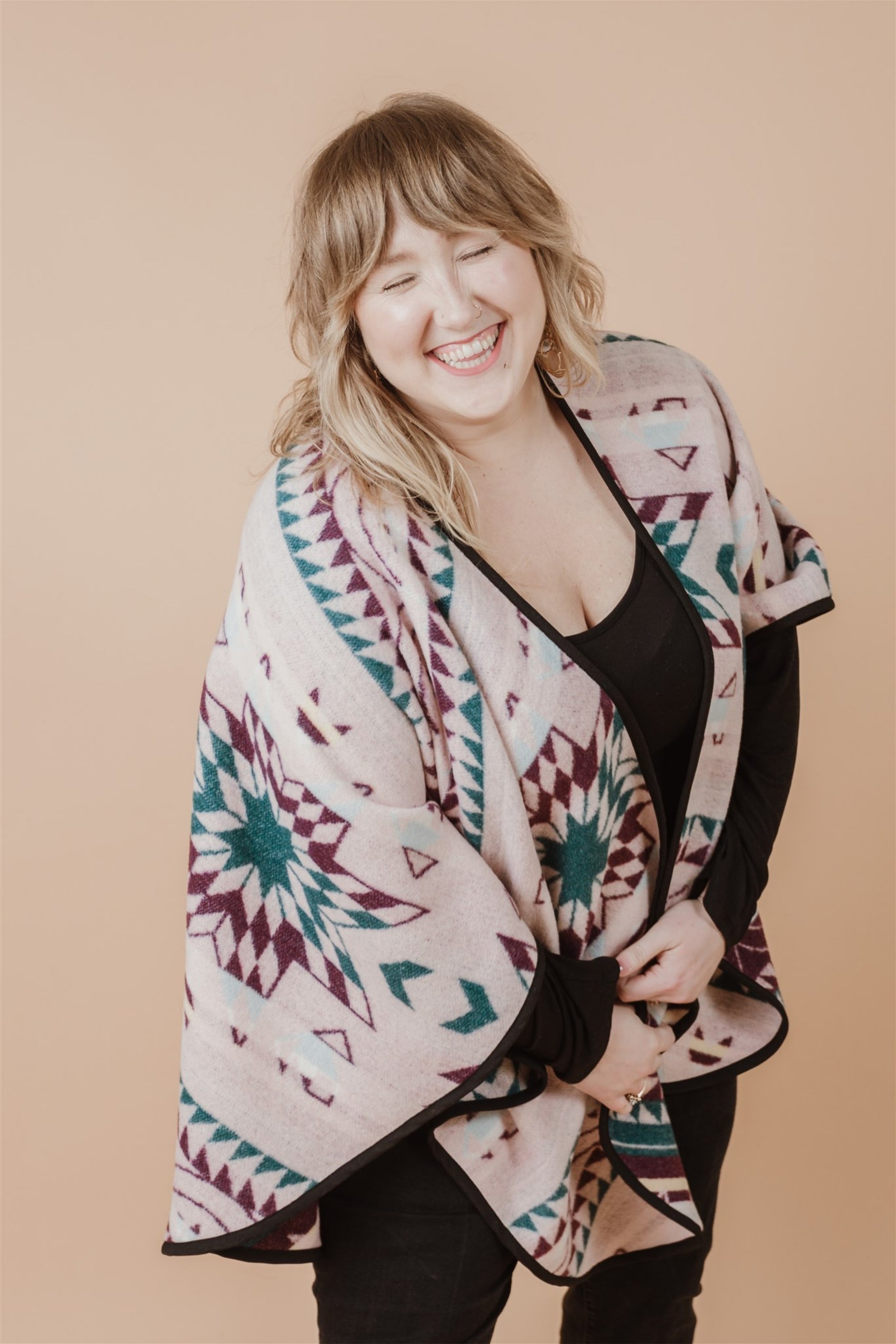 Châle écoresponsable Currant