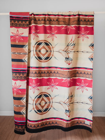 Perfectly Imperfect Connections Indigenous Blanket