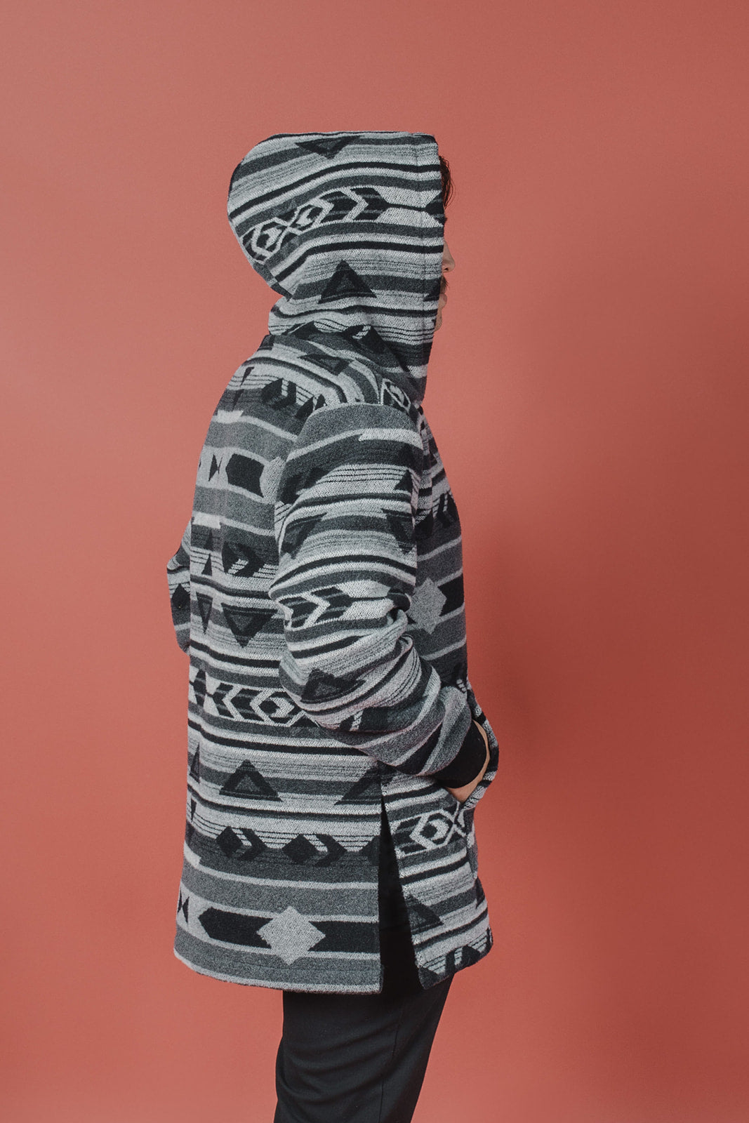 Hoodie Poncho Four Directions