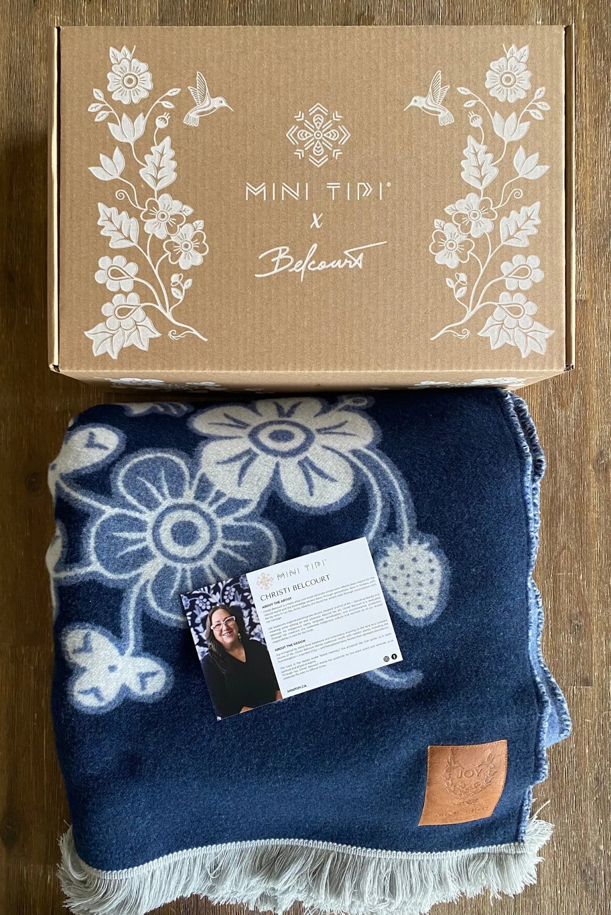 Joy Indigenous Wool Blanket x CHRISTI BELCOURT – MINI TIPI Joy Indigenous Wool Blanket x CHRISTI BELCOURT – MINI TIPI
