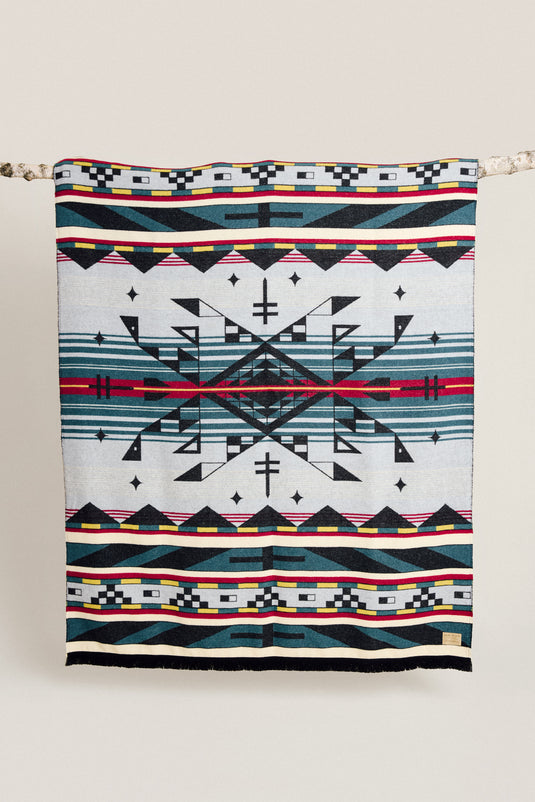 Blankets with Authentic Indigenous Art Made in Canada – MINI TIPI