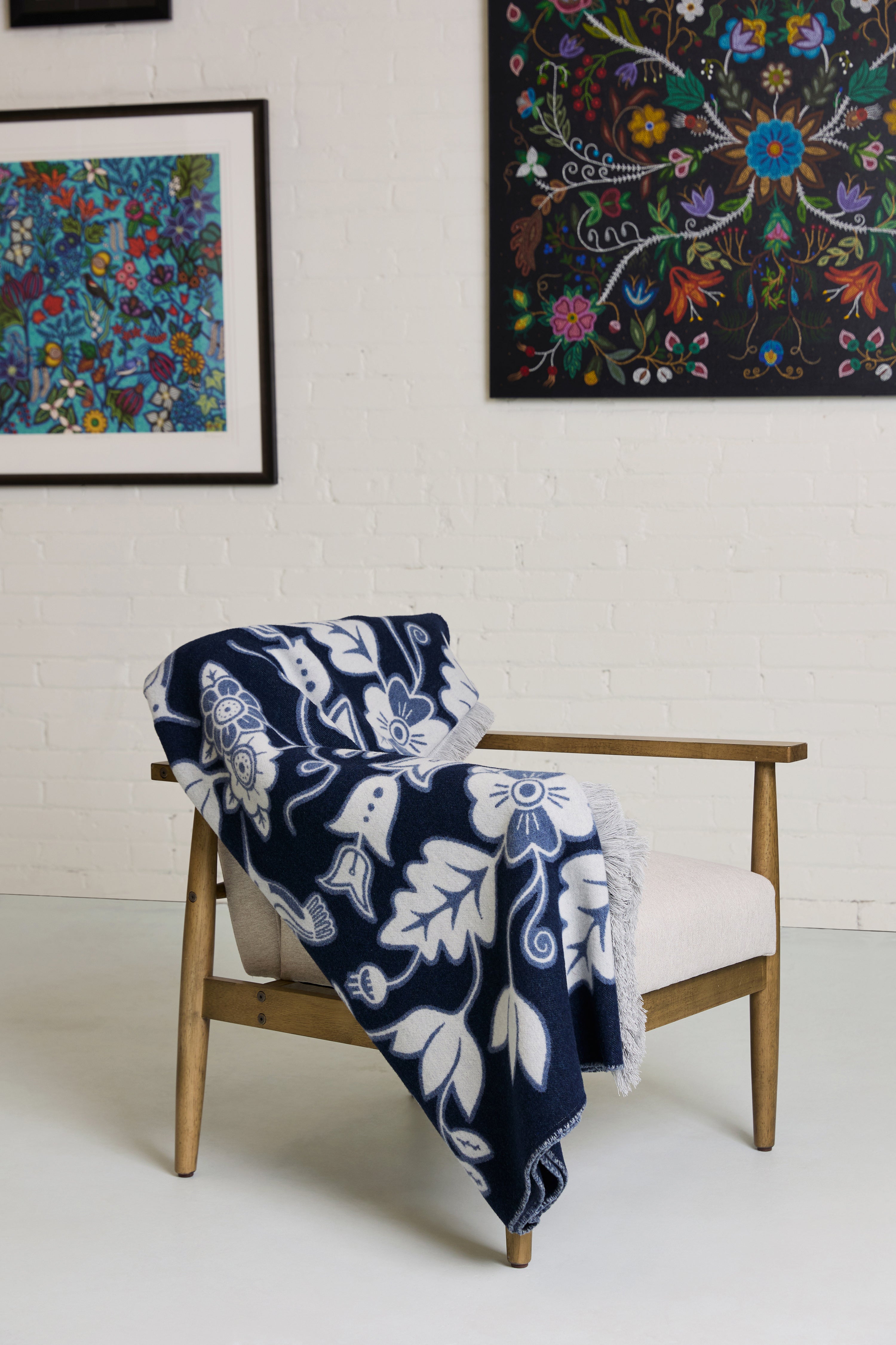 Joy Indigenous Wool Blanket x CHRISTI BELCOURT – MINI TIPI