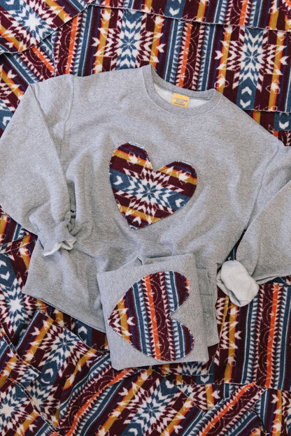 Aki Heart x COPIOUS FASHIONS | Charcoal Crewneck Sweater