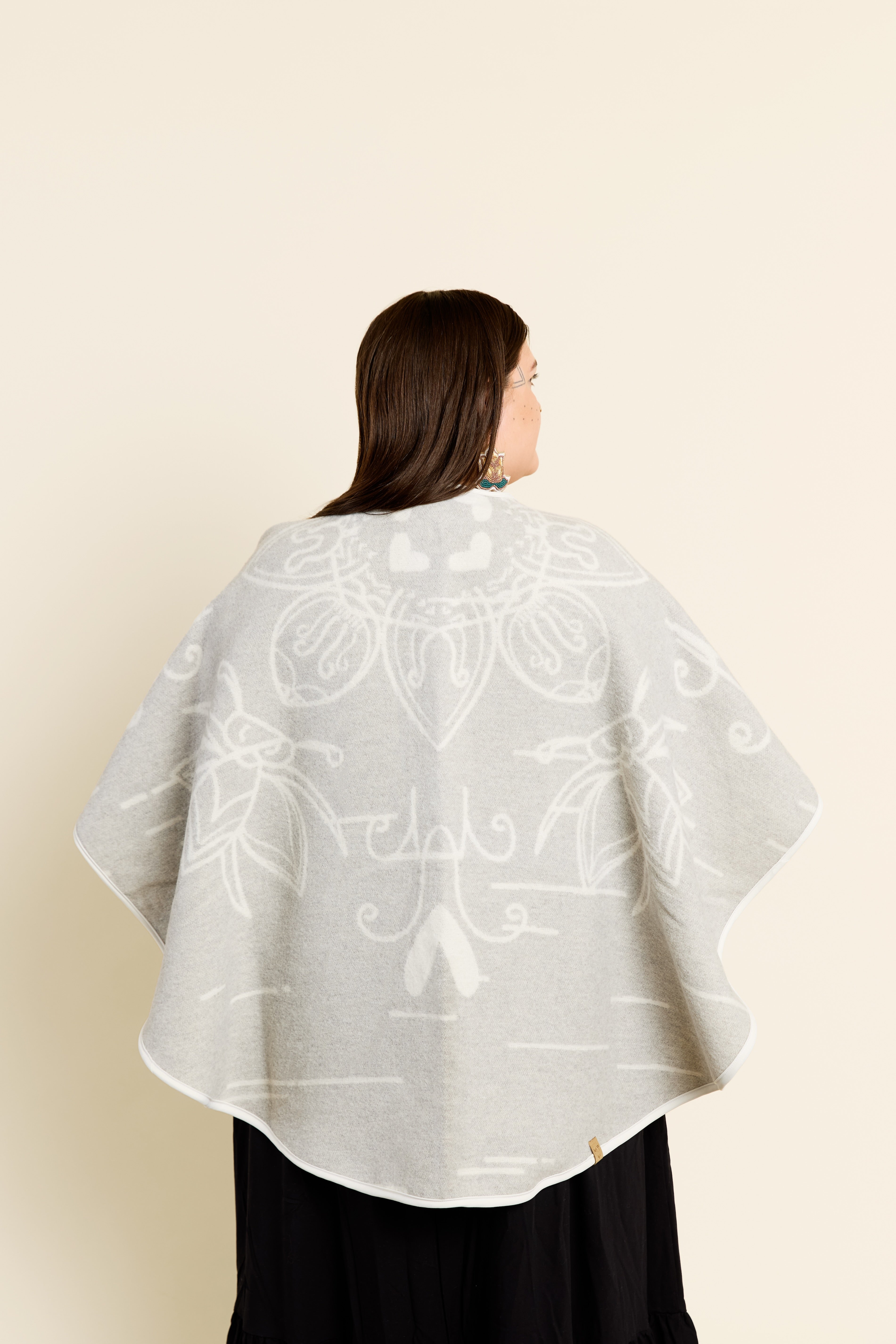 Birch Bark Indigenous Shawl