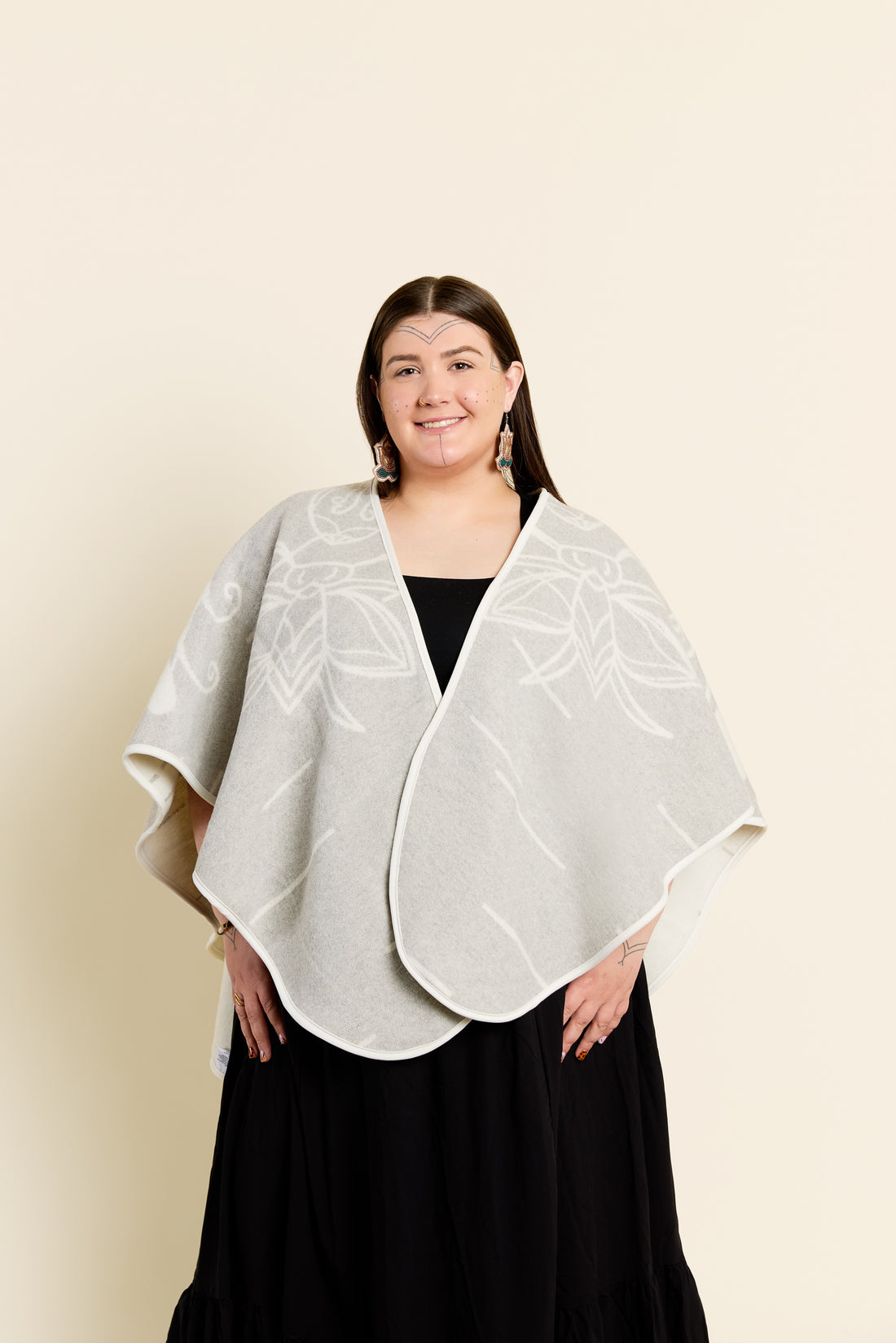Birch Bark Indigenous Shawl
