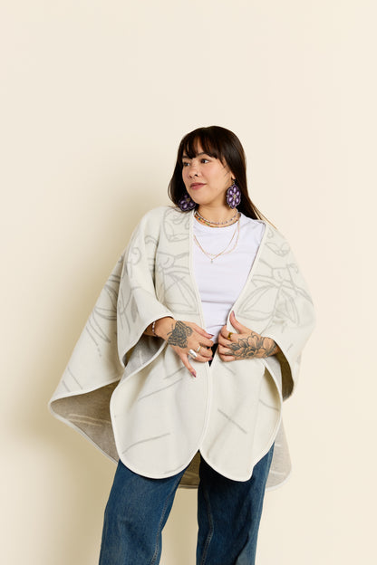 Birch Bark Indigenous Shawl