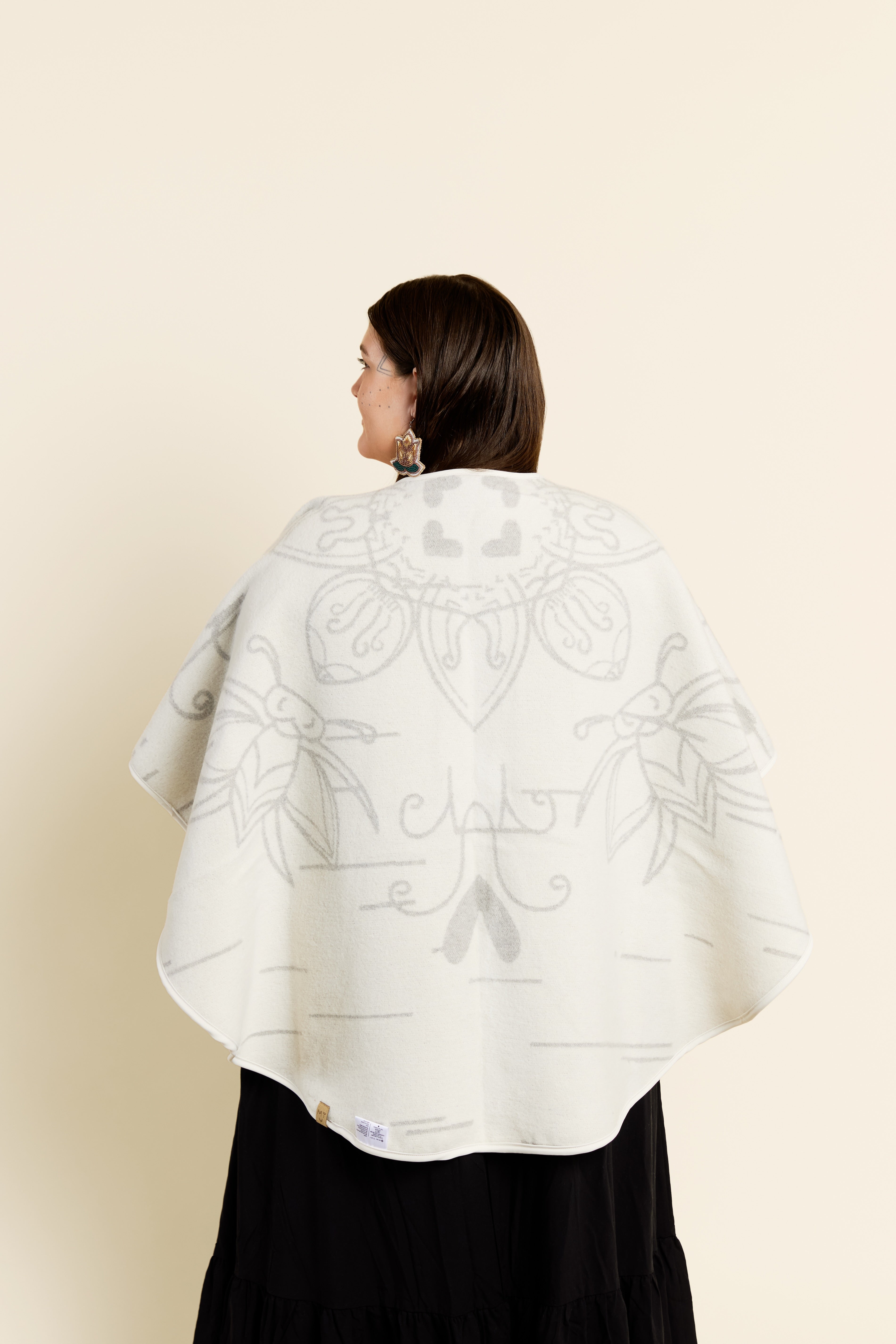Birch Bark Indigenous Shawl