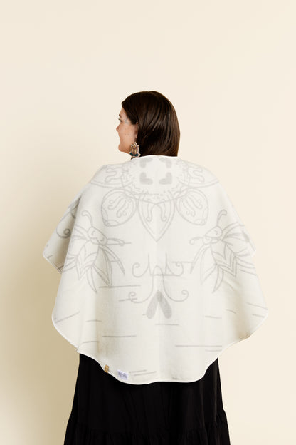 Birch Bark Indigenous Shawl