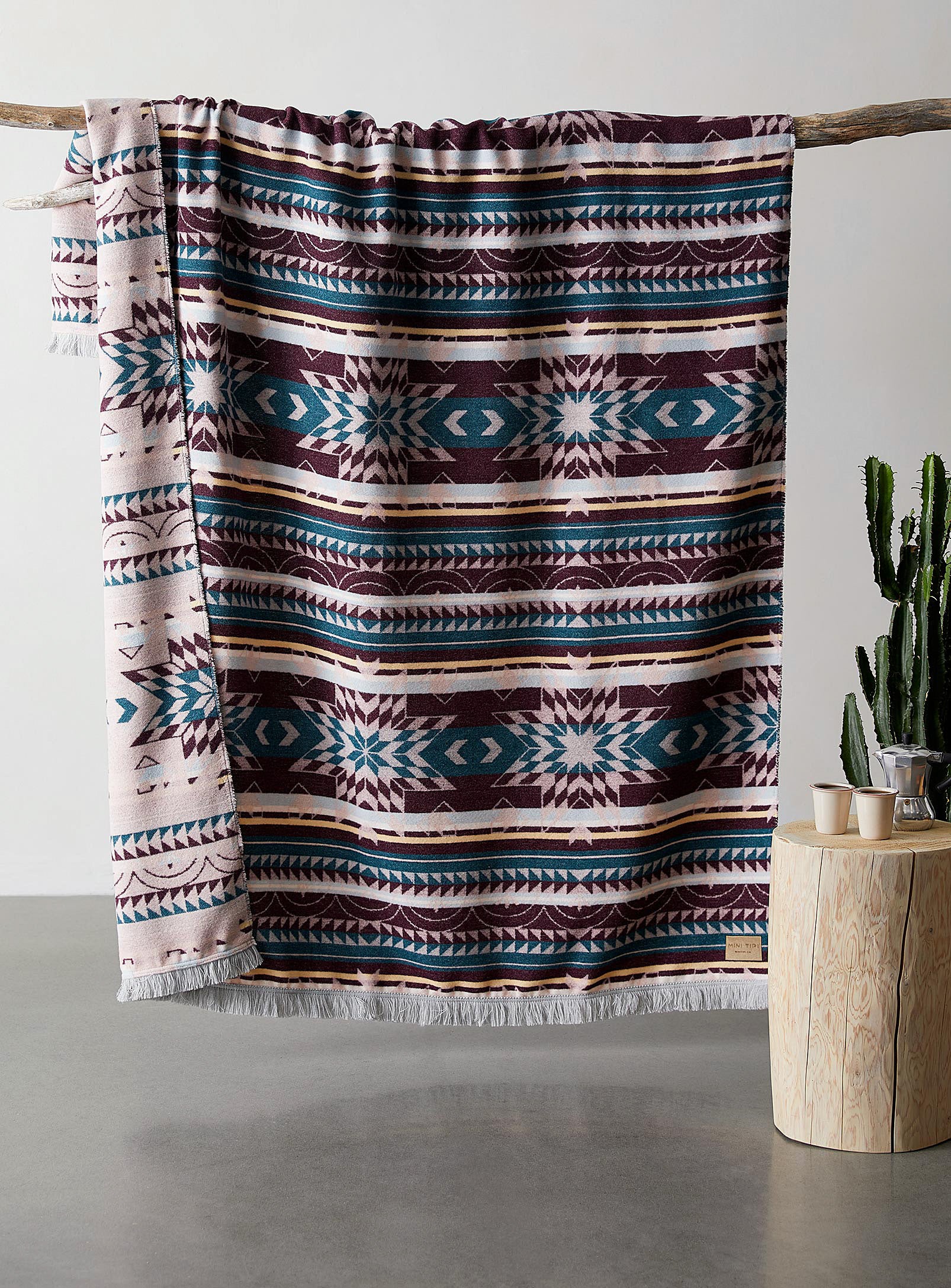 Perfectly Imperfect Currant Reversible Blanket