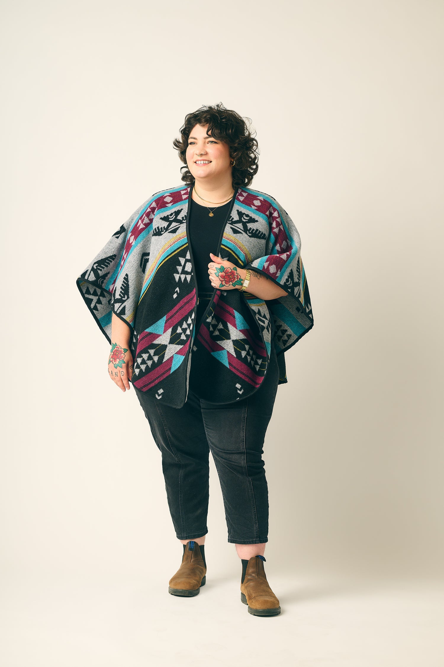 Eclair Indigenous Shawl