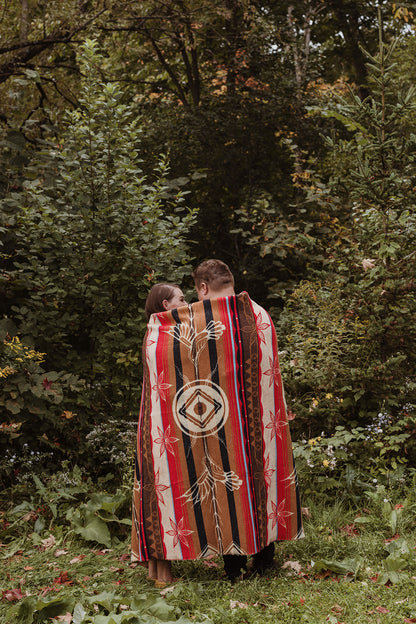 Perfectly Imperfect Connections Indigenous Blanket