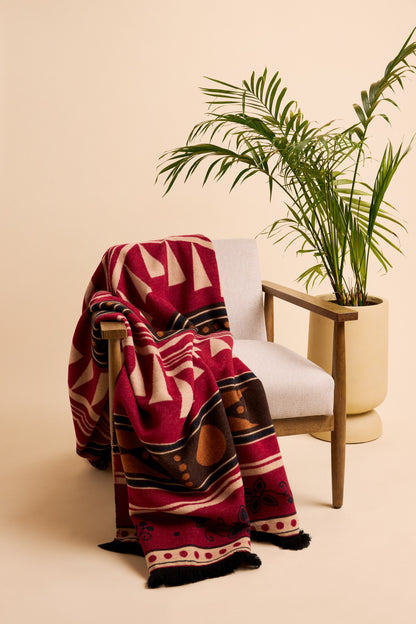 Perfectly Imperfect Kwe Indigenous Blanket