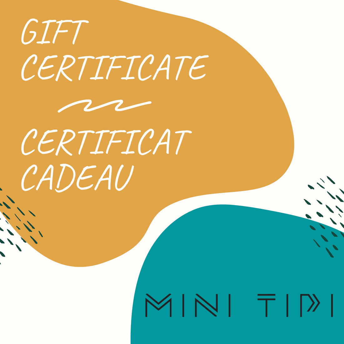 Carte cadeau MINI TIPI