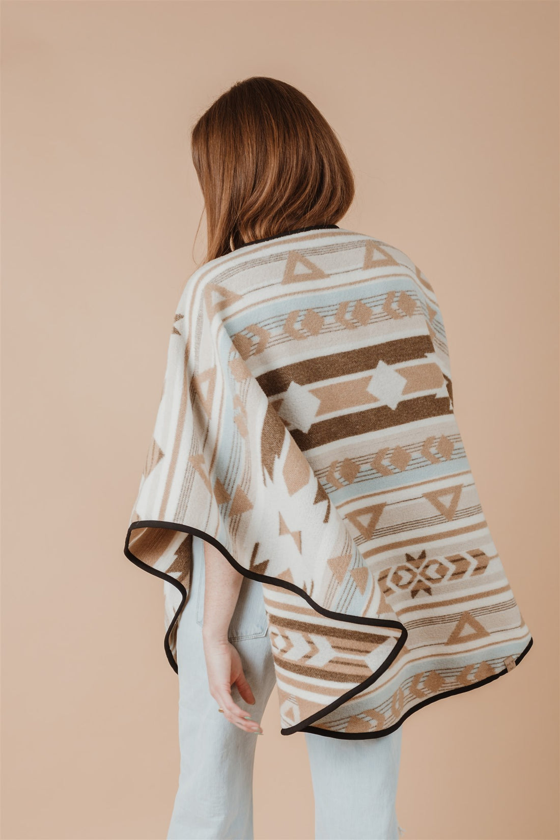 Châle écoresponsable réversible Sand